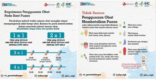Bagaimana Penggunaan Obat Selama Berpuasa 