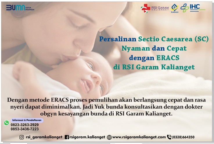 RSI GARAM KALIANGET NYAMANKAN IBU HAMIL DENGAN PROSES PERSALINAN METODE ERACS