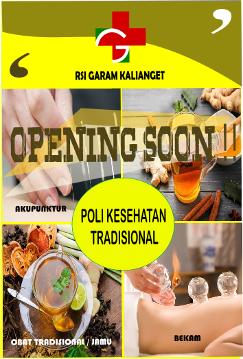 Opening Soon -- Poli Kesehatan Tradisional