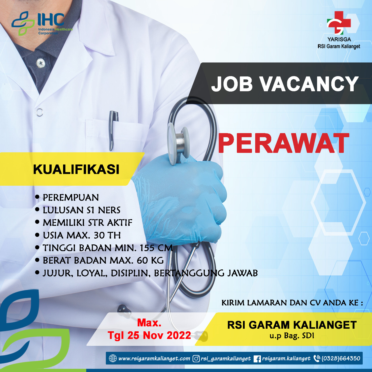 Informasi Lowongan Kerja Perawat 