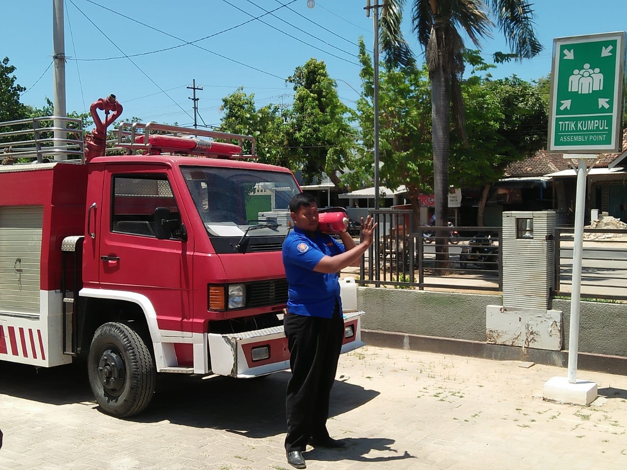 Pelatihan K3RS Penanggulangan Kebakaran Oleh BPBD Kab. Sumenep